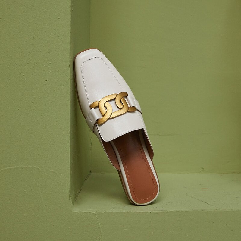Helen Mules (Genuine Leather)