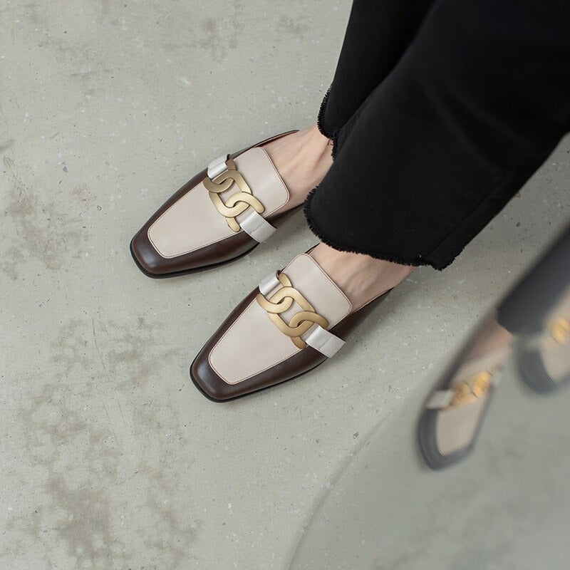 Helen Mules (Genuine Leather)