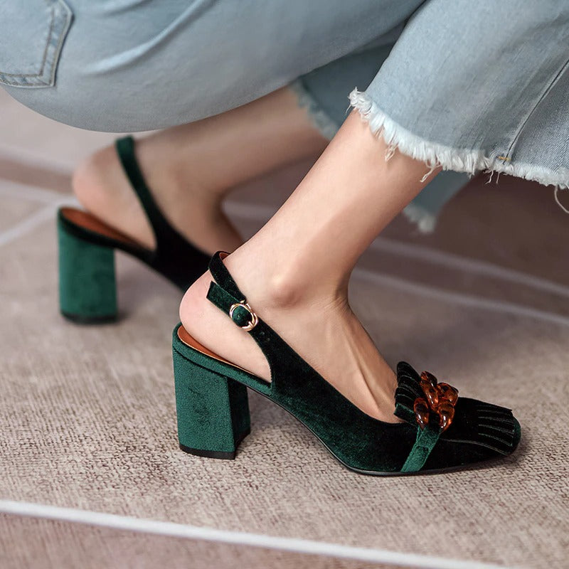Sophie Velvet Shoes
