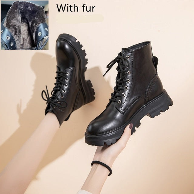 Chrystal Boots (Genuine Leather)