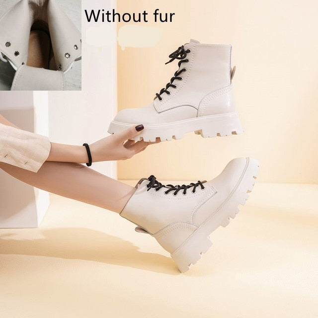 Chrystal Boots (Genuine Leather)