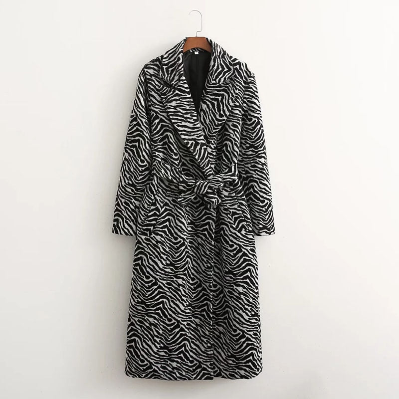 Zebra Print Coat