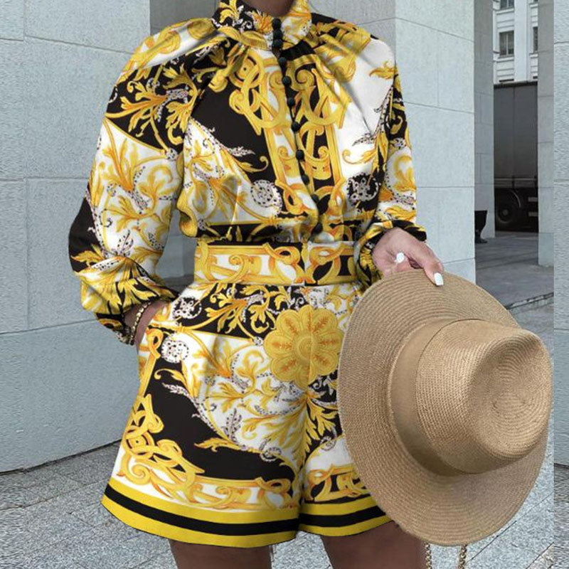 Mary Set (Blouse+Shorts)