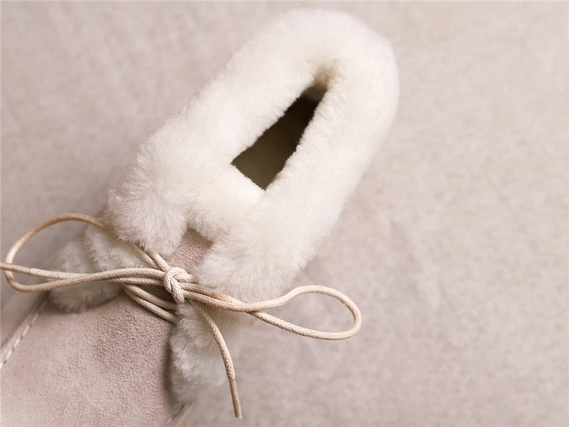 Amberly Boots (natural fur, leather)