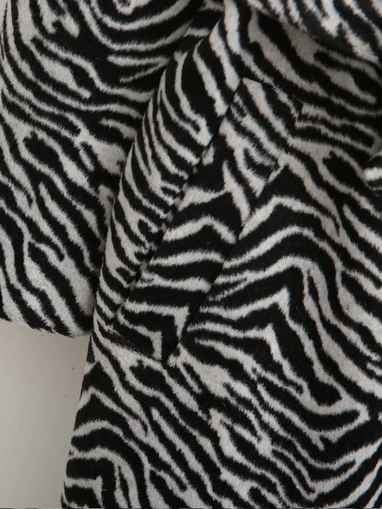 Zebra Print Coat