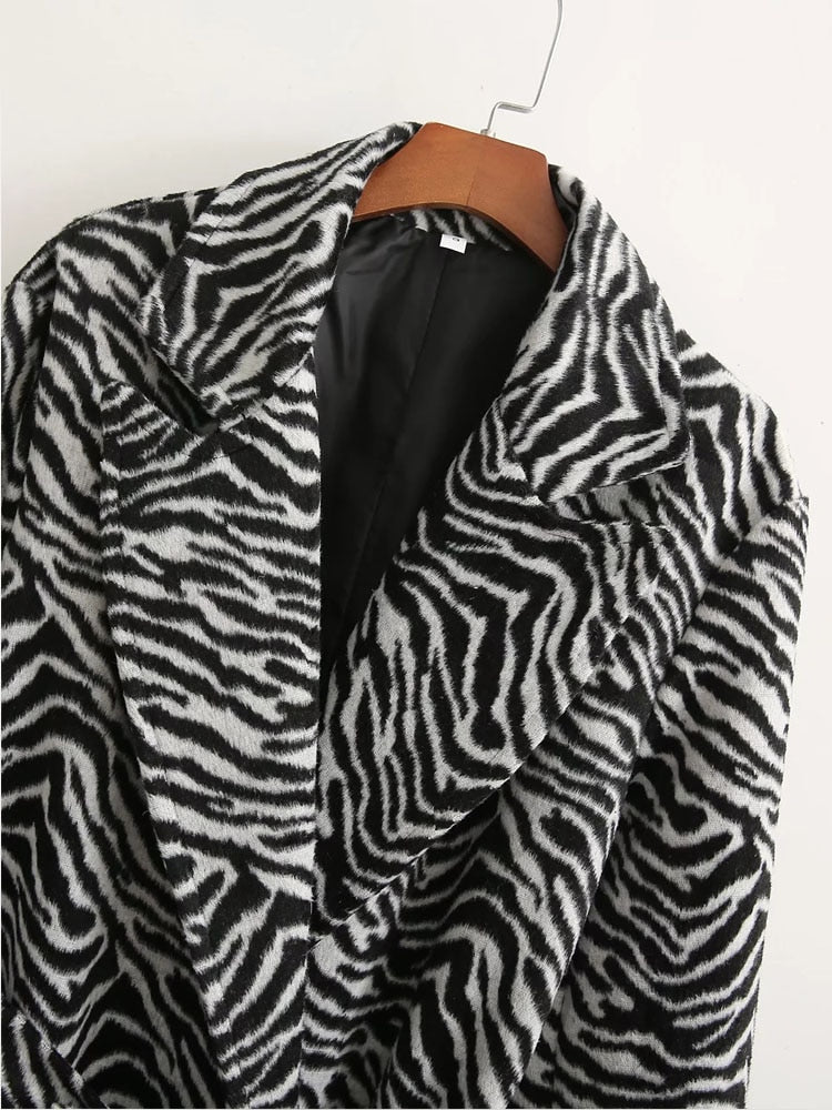 Zebra Print Coat