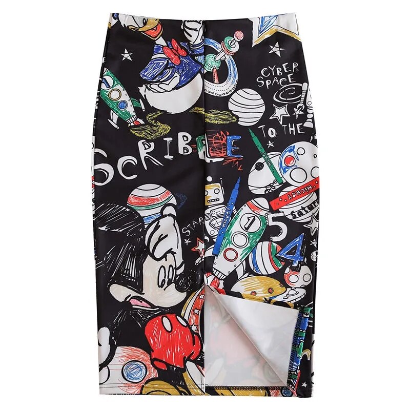 Lilian High Waist Midi Skirts