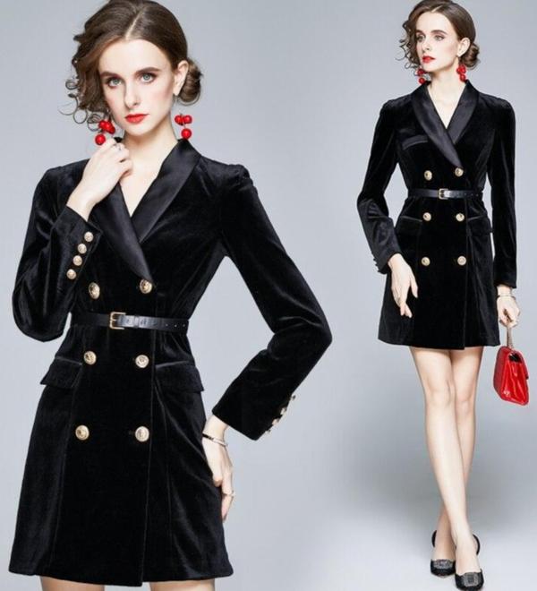 Sabrina Long Blazer Dress