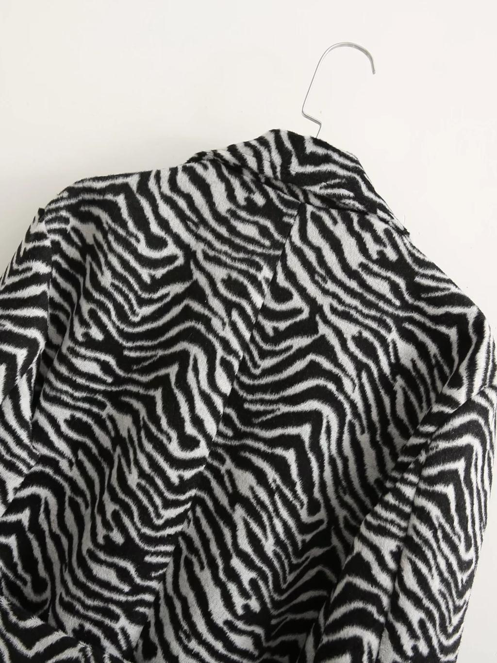 Zebra Print Coat