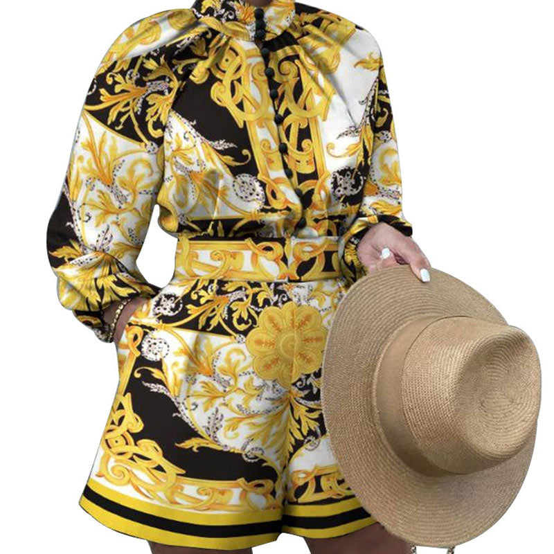 Mary Set (Blouse+Shorts)