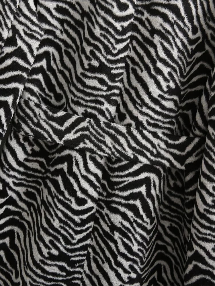Zebra Print Coat