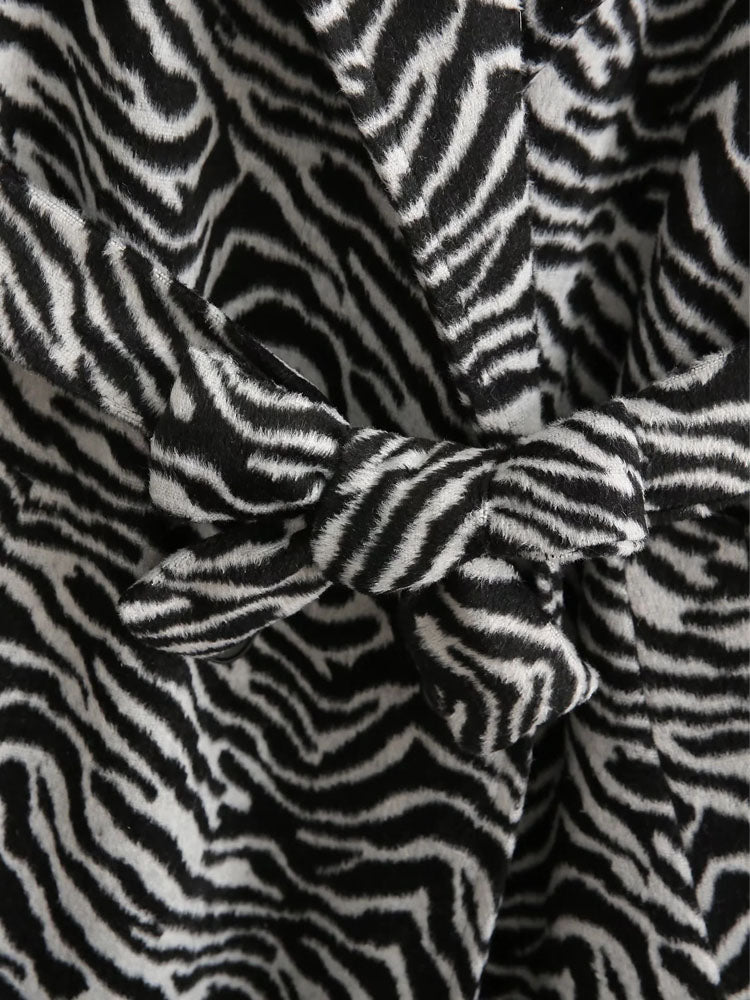 Zebra Print Coat