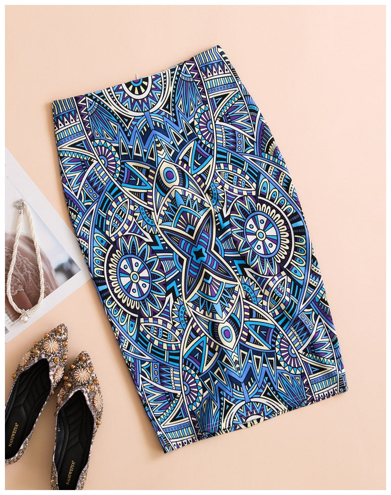 Lilian High Waist Midi Skirts