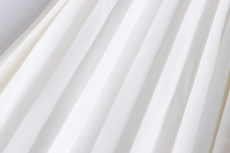 Crystal Pleated Midi Skirt