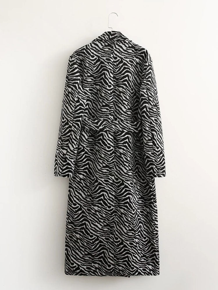 Zebra Print Coat
