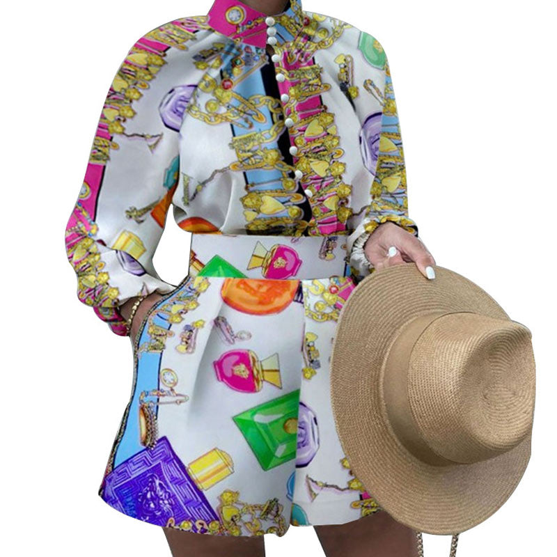 Mary Set (Blouse+Shorts)