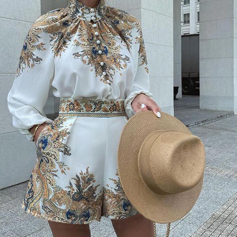 Mary Set (Blouse+Shorts)