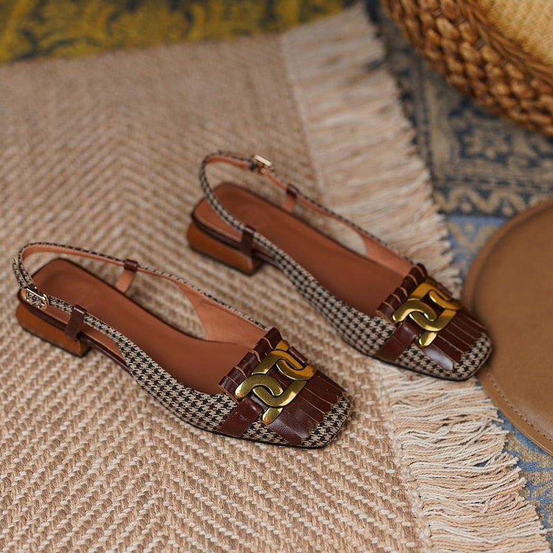 Amie Shoes Sandals (Genuine Leather)