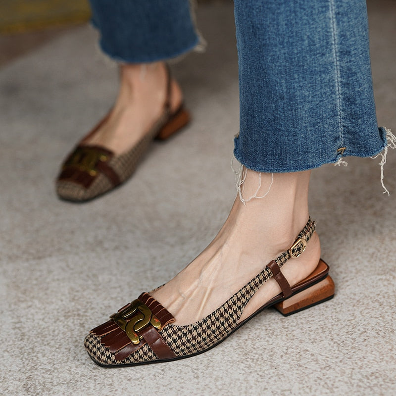 Amie Shoes Sandals (Genuine Leather)