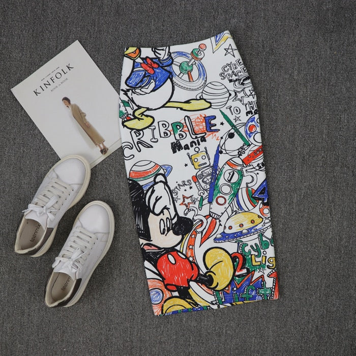 Lilian High Waist Midi Skirts