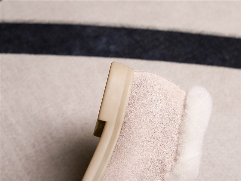 Amberly Boots (natural fur, leather)