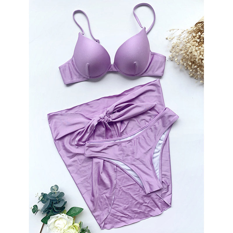 Loreen Push Up 3 Piece Bikini