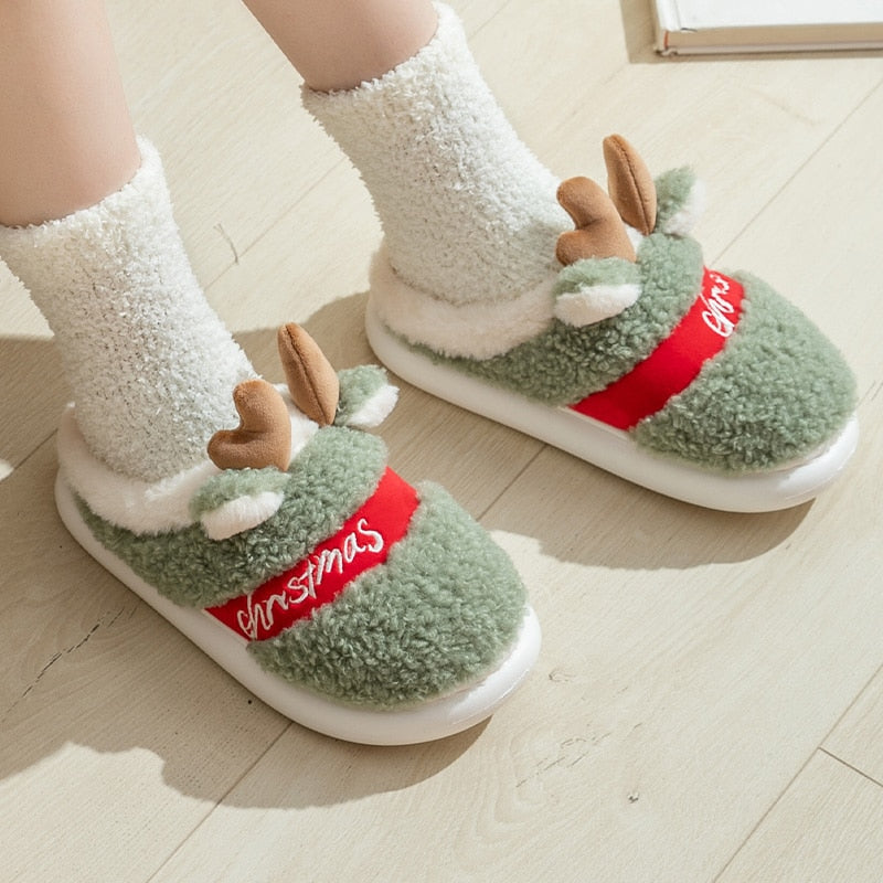 Christmas Deer Slippers