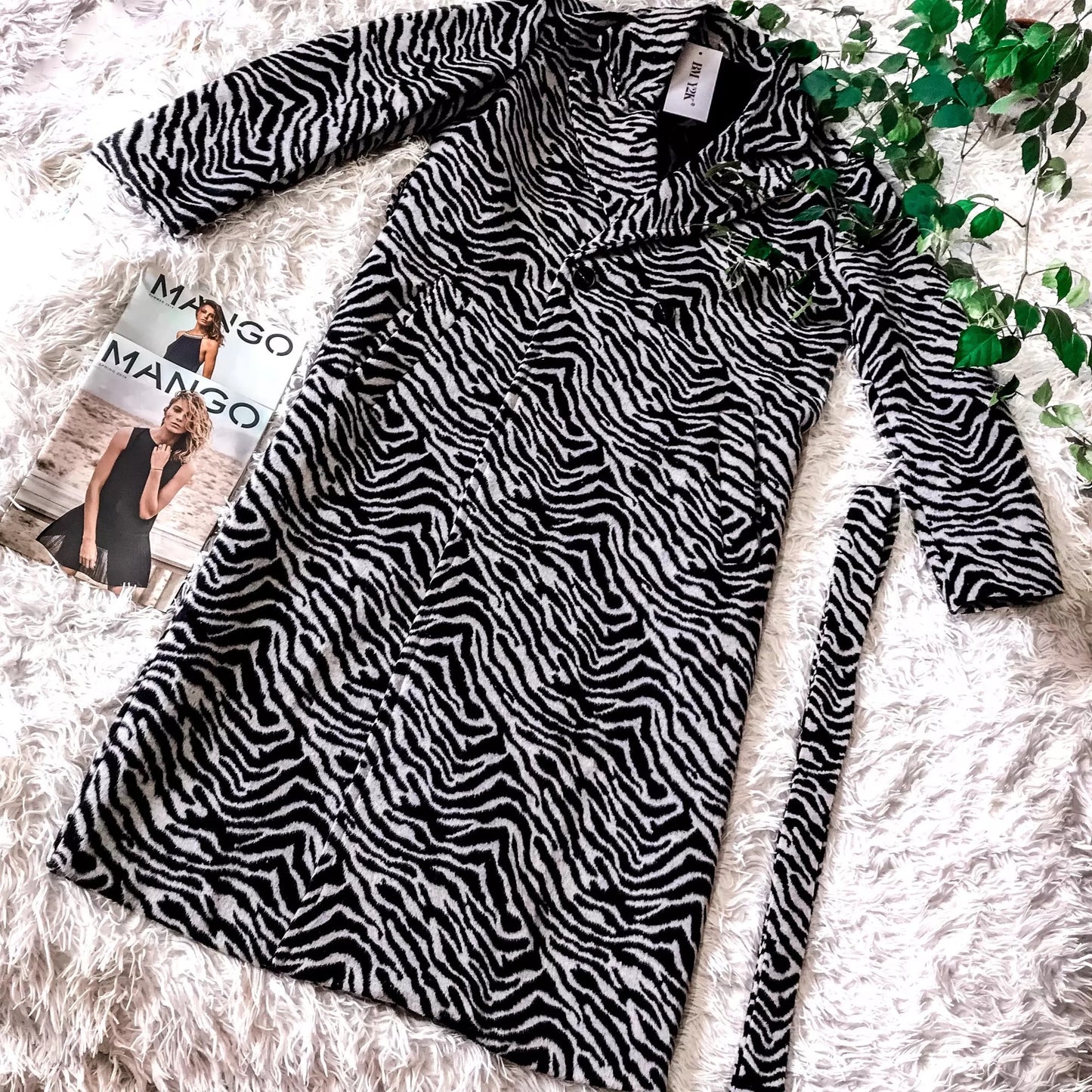 Zebra Print Coat