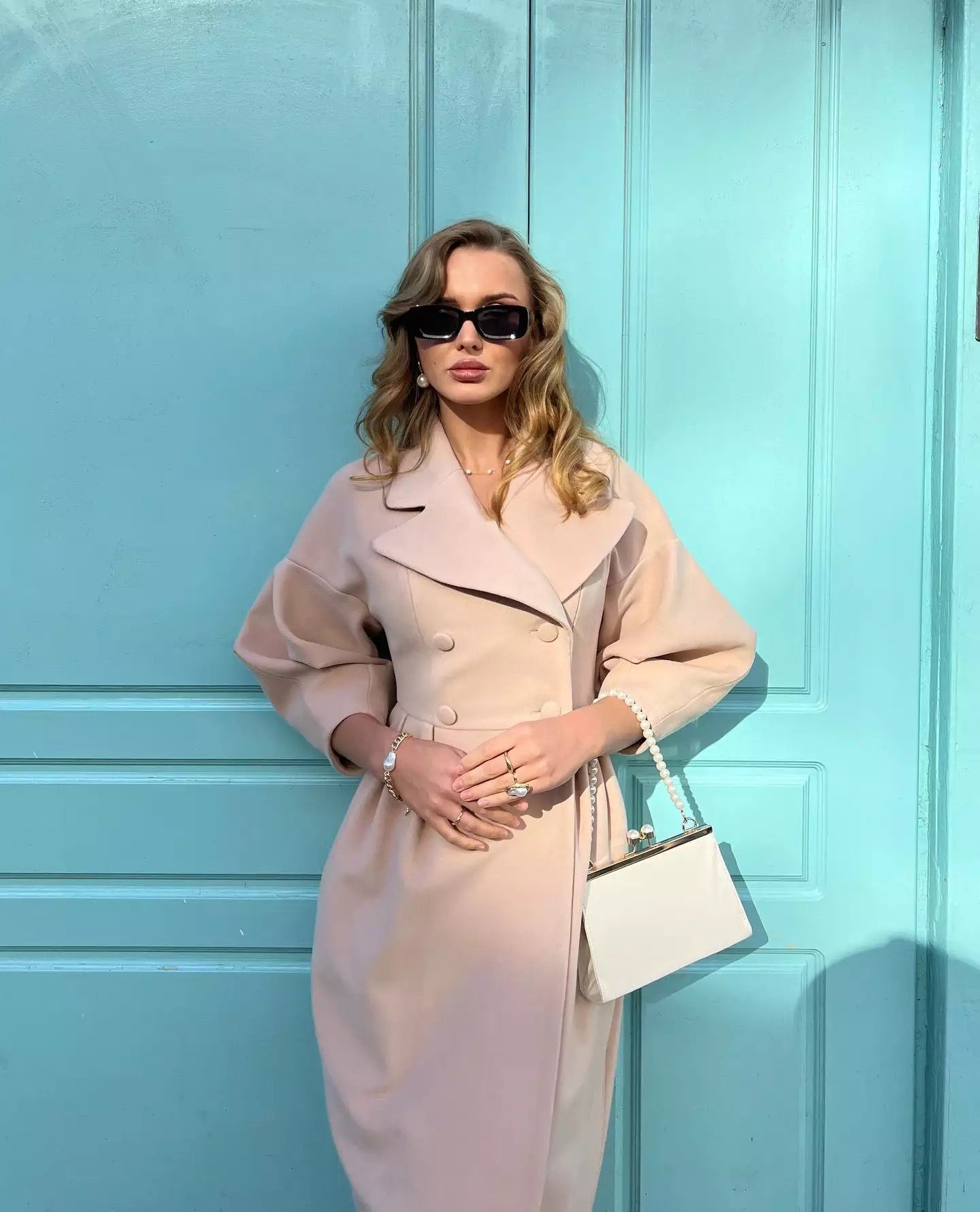 Margaret Lantern Sleeve Coat