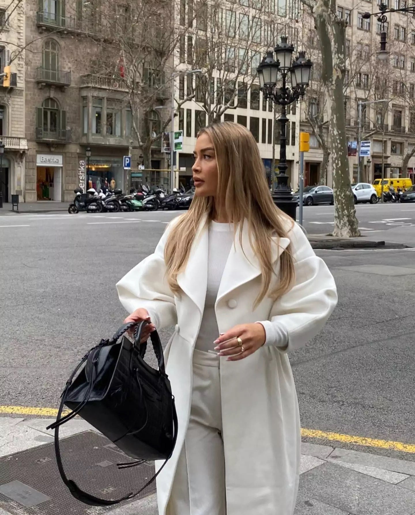 Margaret Lantern Sleeve Coat