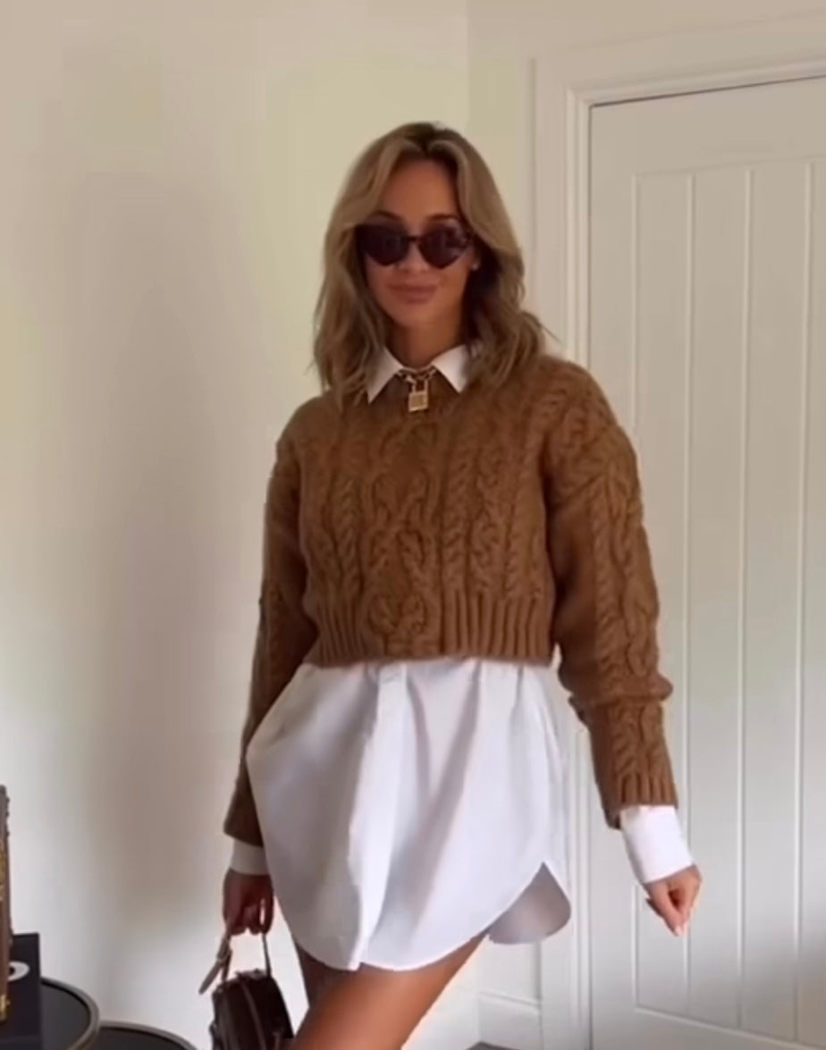 Susan Short Knitting Sweater