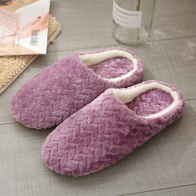 Plush Cotton Slippers