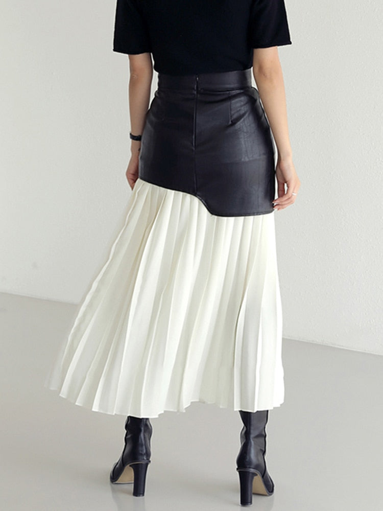 Amy Midi Pleated Skirts