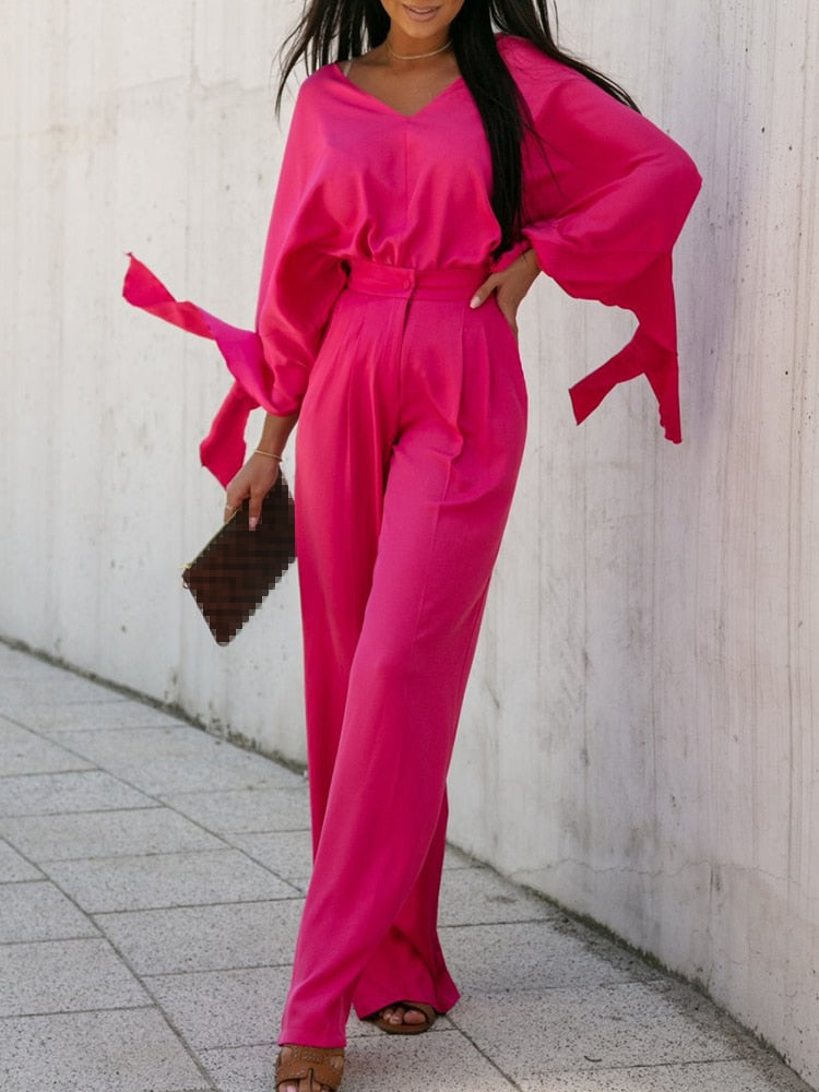 Stephany Suit (Blouse/Pants)