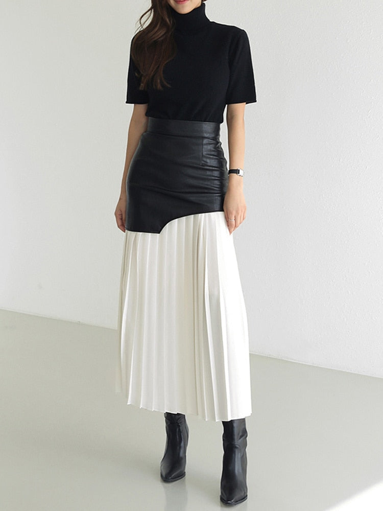 Amy Midi Pleated Skirts