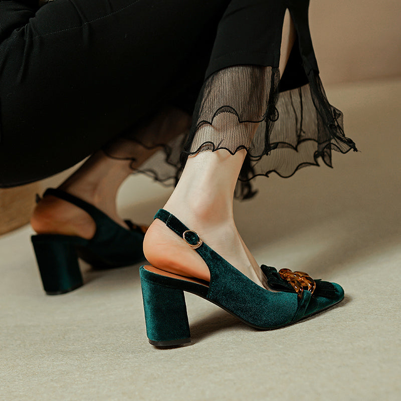 Sophie Velvet Shoes