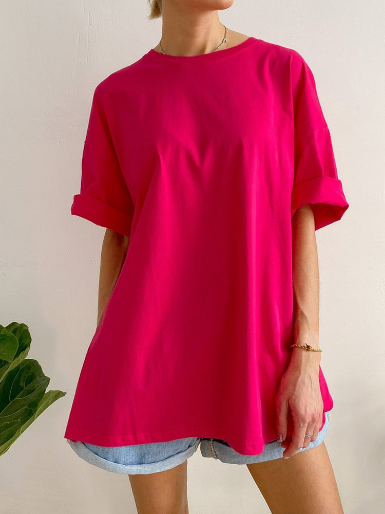 Cotton Oversized T Shirt