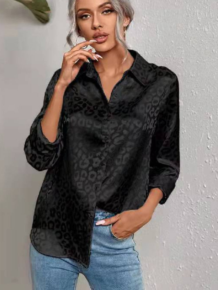 Leopard Printed Blouse