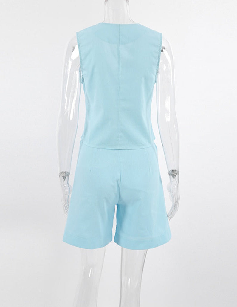 Leslie Set (Shorts/ Vest)