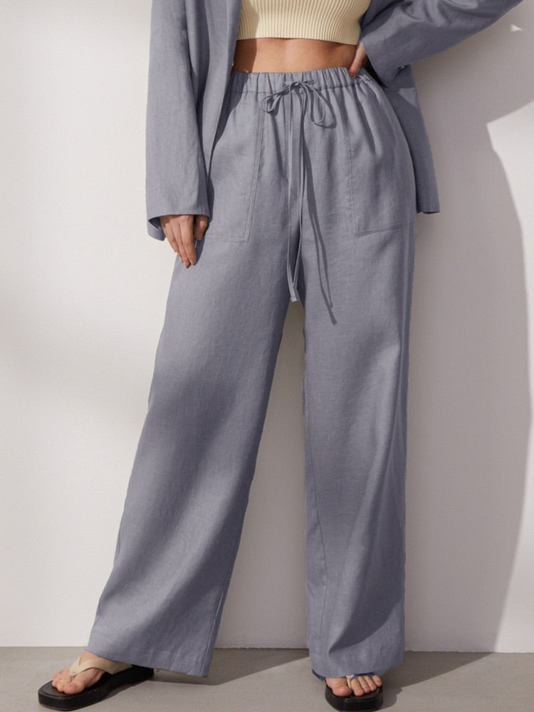 Cotton Linen Pants