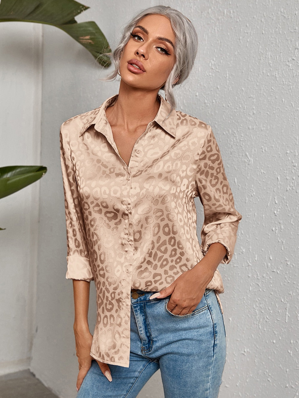 Leopard Printed Blouse