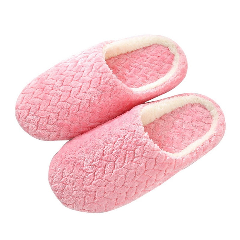 Plush Cotton Slippers