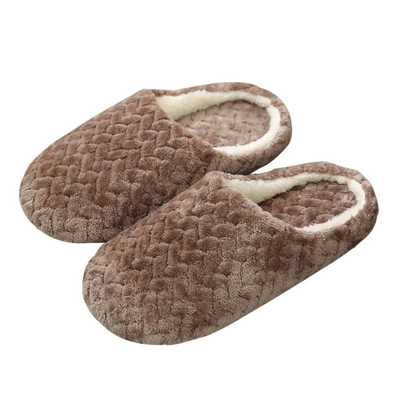 Plush Cotton Slippers