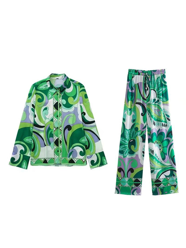 Lisa Set (Blouse+Pants+Shorts)