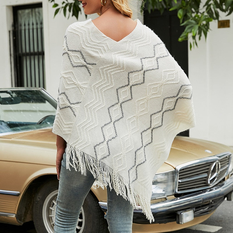 Elizabeth Sweaters Poncho
