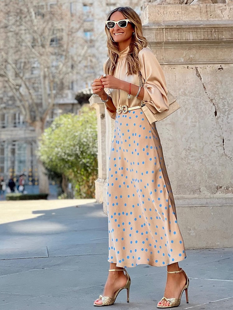 Ashlynn Elegant Suit (Blouse/Skirt)