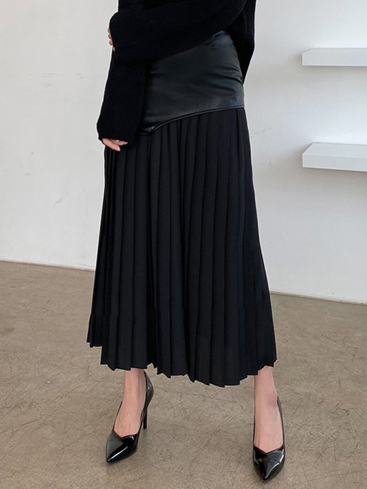Amy Midi Pleated Skirts