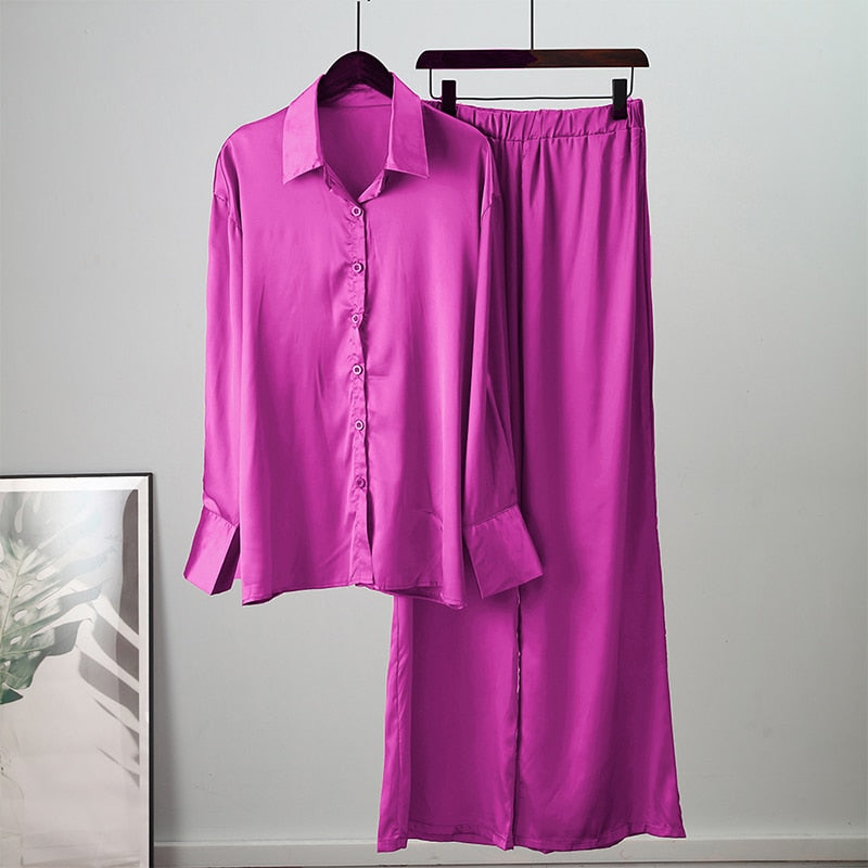 Elizabeth Elegant Suit (Blouse/Pants)