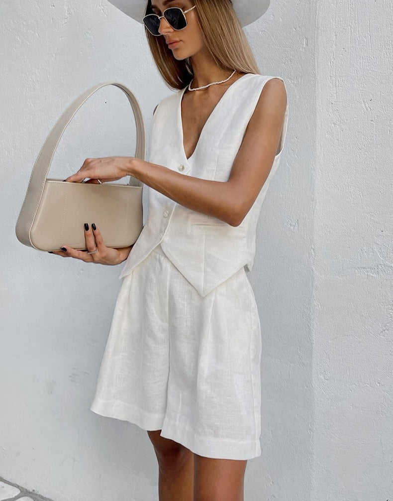 Leslie Set (Shorts/ Vest)