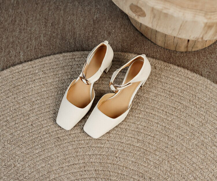 Mary Shoes (Genuine Leather/Suede)